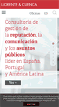 Mobile Screenshot of llorenteycuenca.com