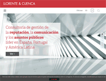 Tablet Screenshot of llorenteycuenca.com
